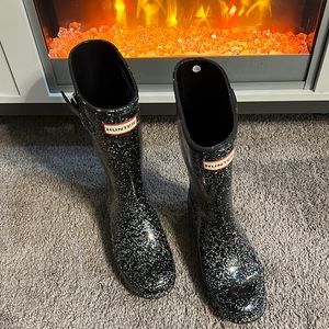 Hunter OG Giant Glitter Rain Boot